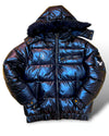 Navy Blue iLLionaire Puffer Coat Navy