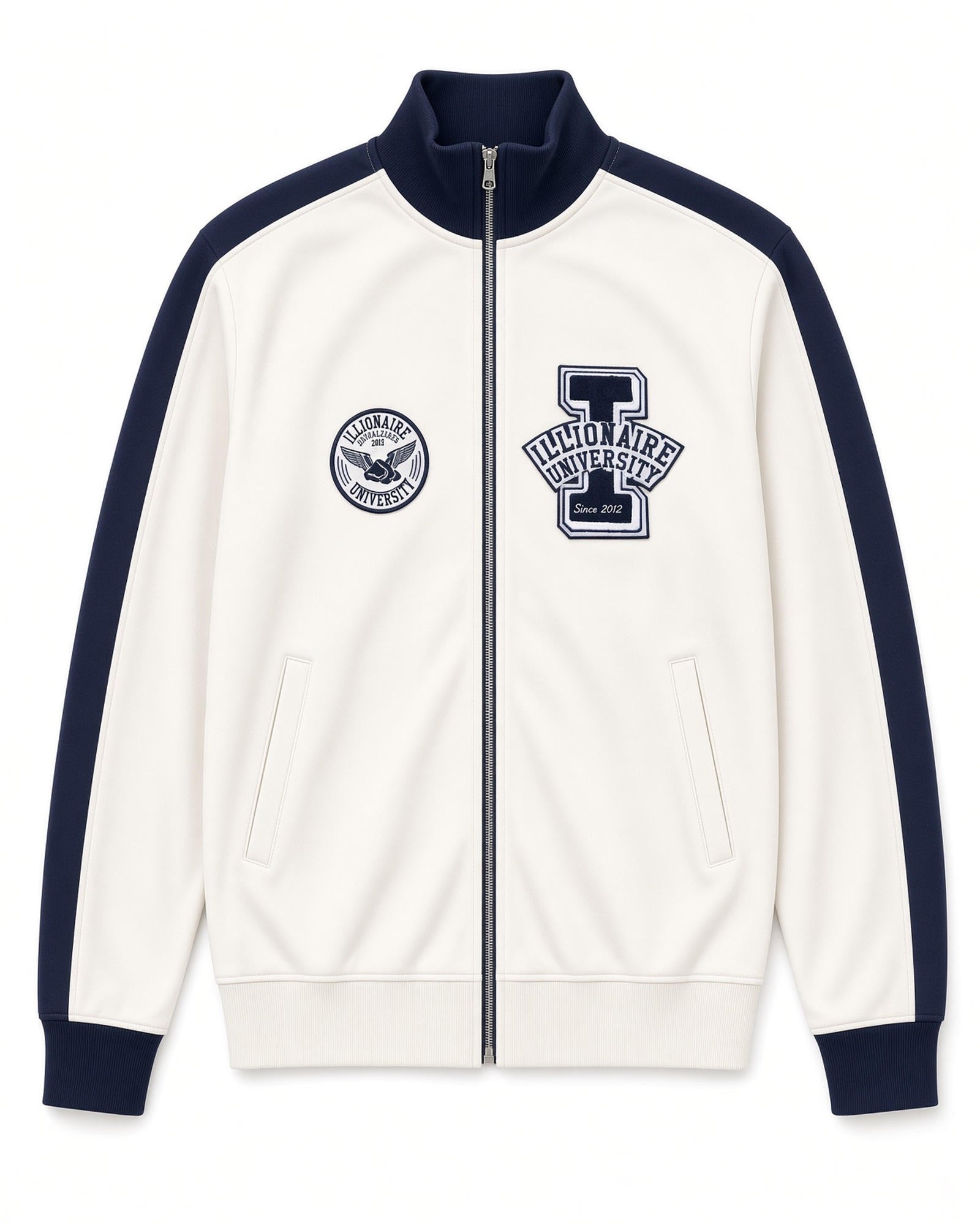 iLLionaire University Contrast Trim Collar Jacket