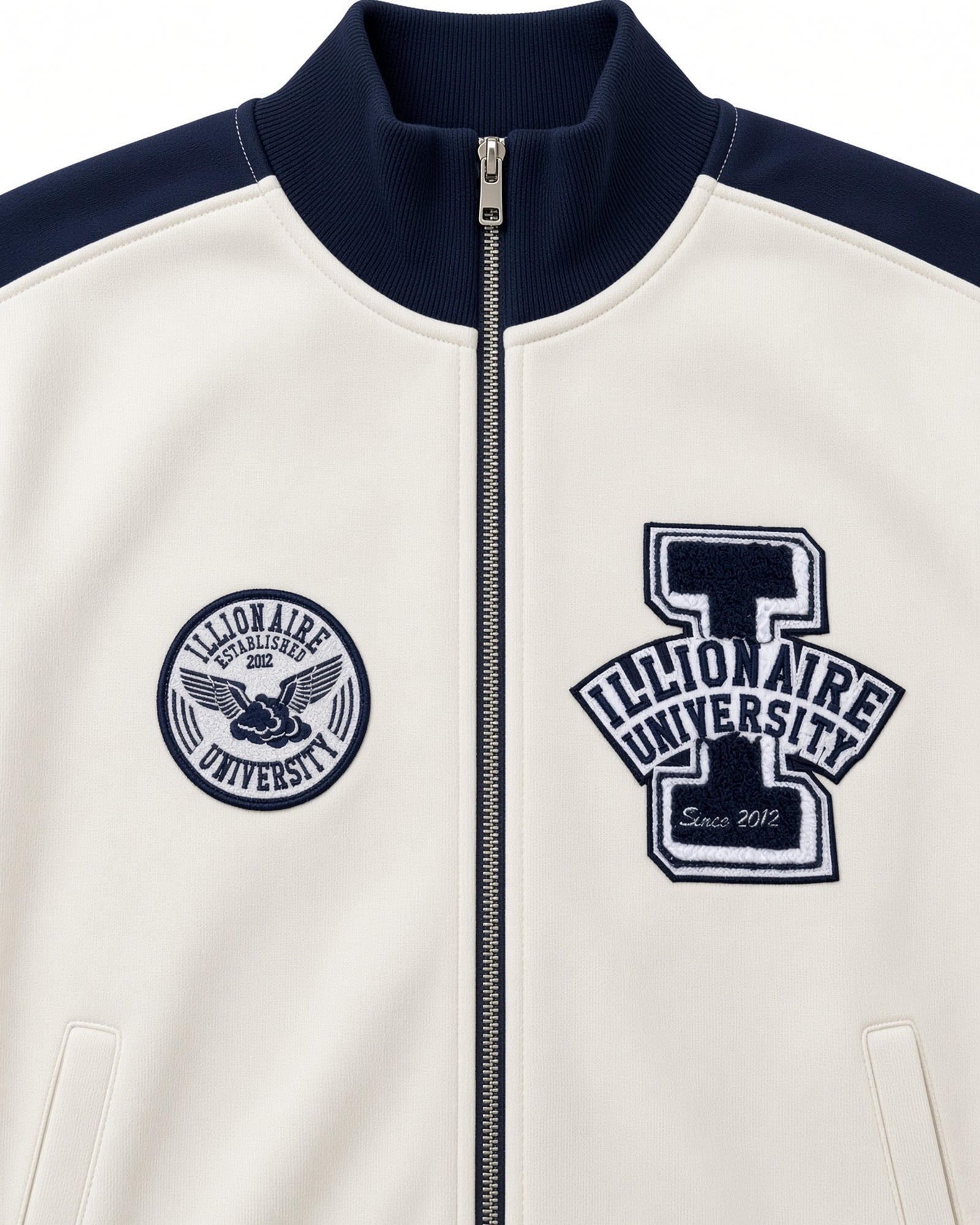 iLLionaire University Contrast Trim Collar Jacket