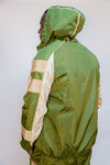 Olive Green and Tan Men's iLLionaire Windbreaker Suit