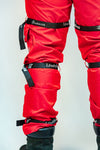 Red iLLionaire Society Reflective Strap Utility Pants