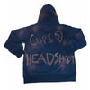 Dark Slate Gray The Scorned Cupid Headshot Hoodie