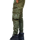 Dark Slate Gray iLLionaire Reflective Cargo Jogger Pants OLIVE