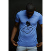 Black Columbia Blue Faceless Gentleman T-Shirt